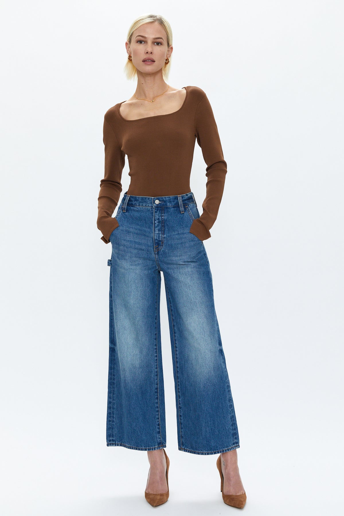 Loretta Utility High Rise Wide Leg Ankle - Tonic
            
              Sale